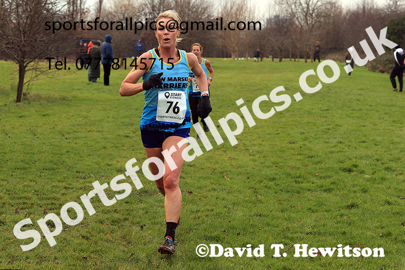Womens 35s and over and Mens 65 and Over, 2025 NEMAA Cross Country Champs., Acklam, Middlesbrough. Photo: David T. Hewitson/Sports for All Pics